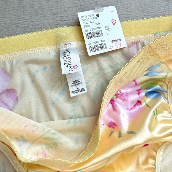 NWT Victoria’s Secret satin panties L - Picture 3 of 5